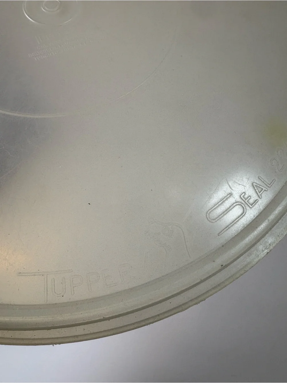 Two Tupperware Replacement Lids Large For 12” Bowl (Lids Only)